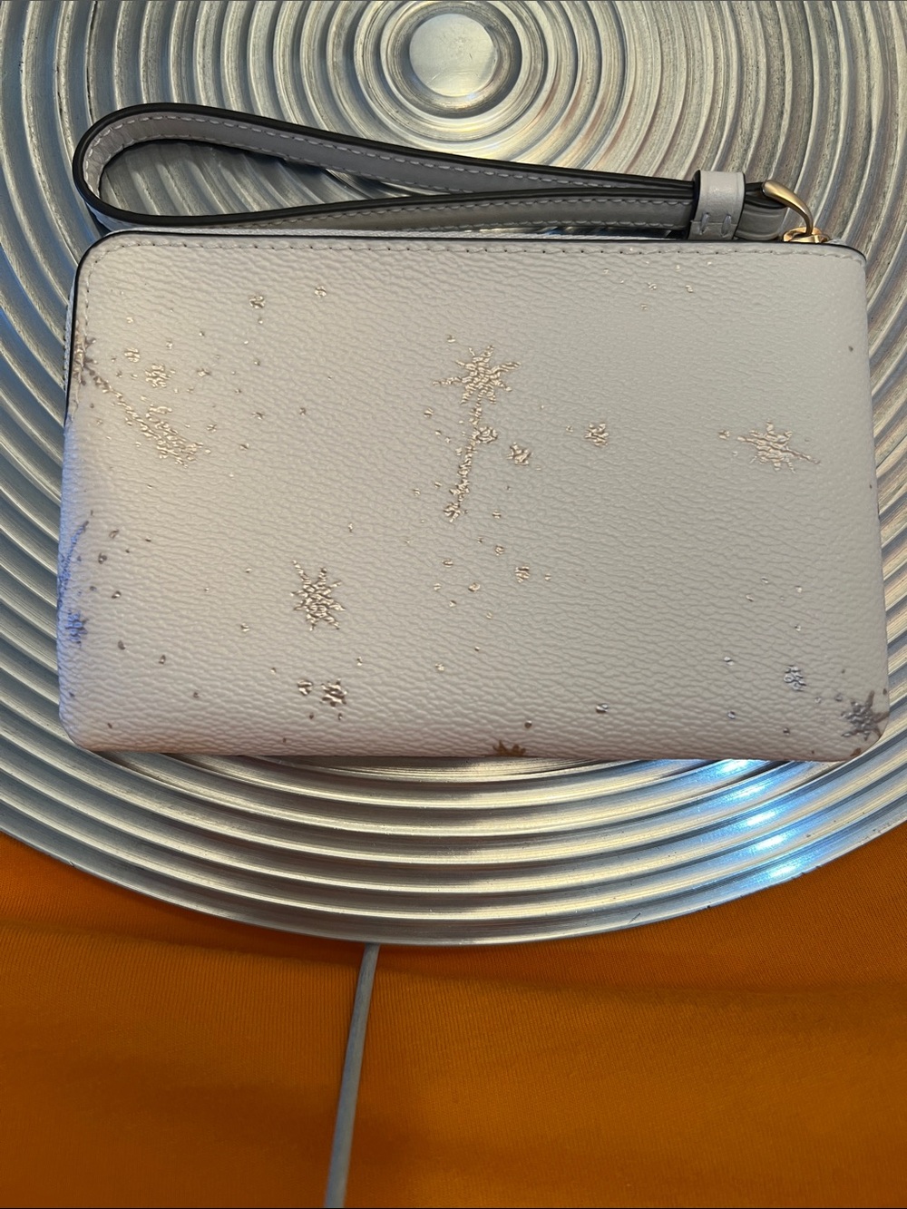 Coach NWT Chalk Star-Accent Wristlet Pouch - Picture 4 of 7